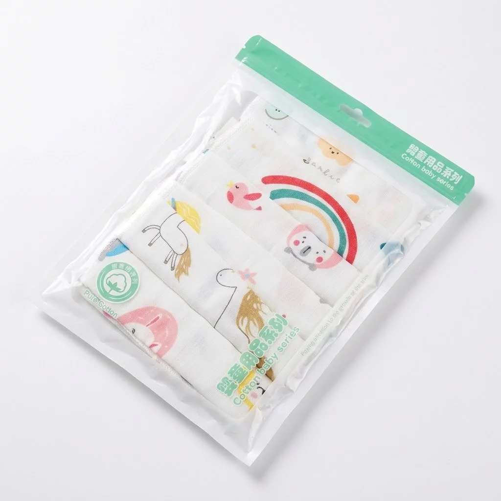 Baby Muslin Handkerchief 6Pcs Pack