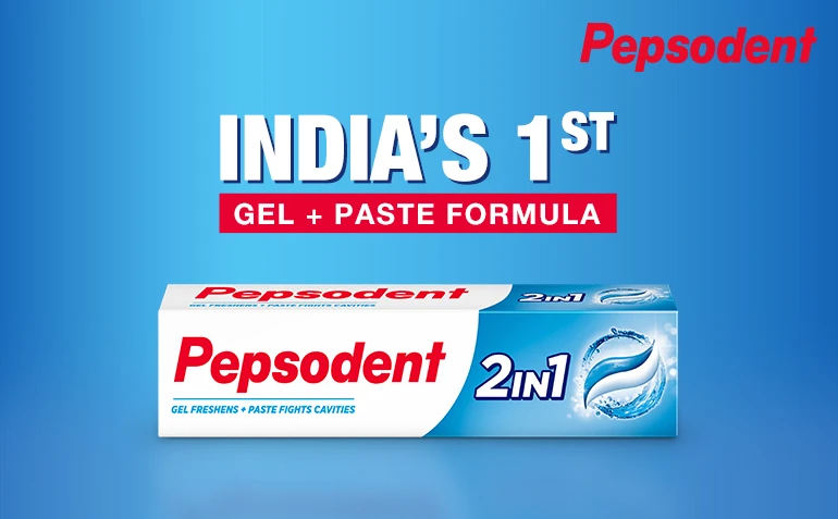 PEPSODENT GEL FRESHS + PASTE FIGHTS CAVITIES 2IN1 80G