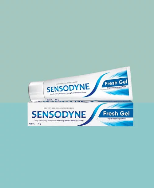 SENSODYNE FRESH GEL TRIPLE CLEANING ACTION 25% EXTRA 40G