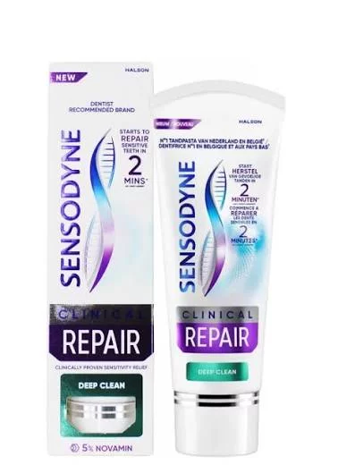 SENSODYNE 5% NOVAMIN FOR DEEP REPAIR OF SENSITIVE TEETH