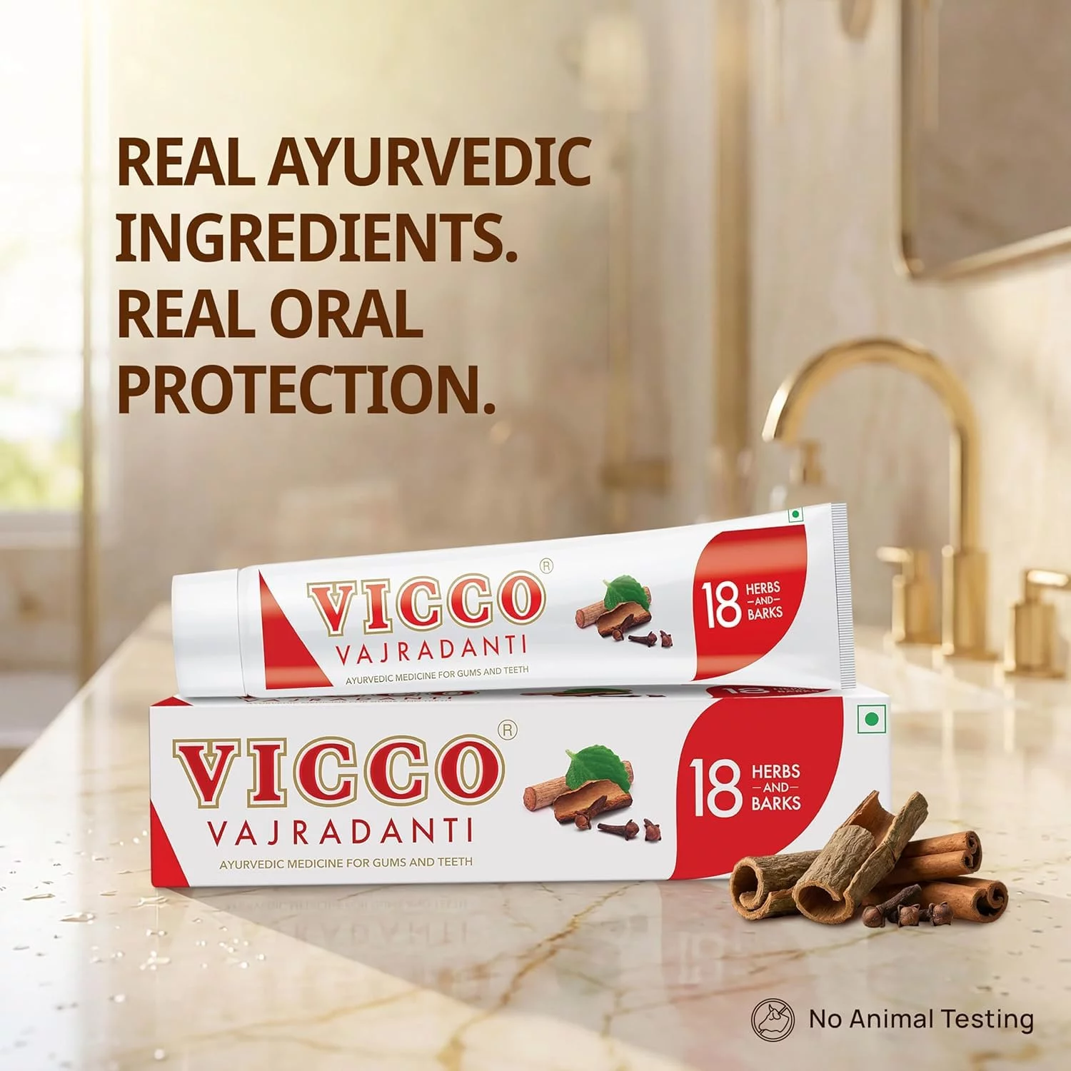 VICCO VAJRADANTI PASTE 18 HERBS AND BARKS 100G