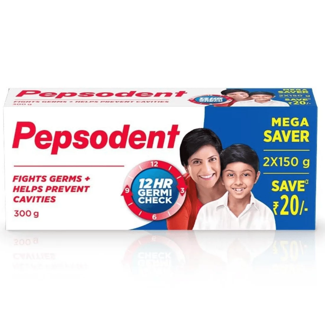 PEPSODENT FIGHT GERNS + HELP PREVENT CAVITIES 12HR GERMI