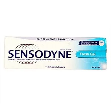SENSODYNE FRESH GEL TRIPLE CLEANING ACTION 40G+10GFREE
