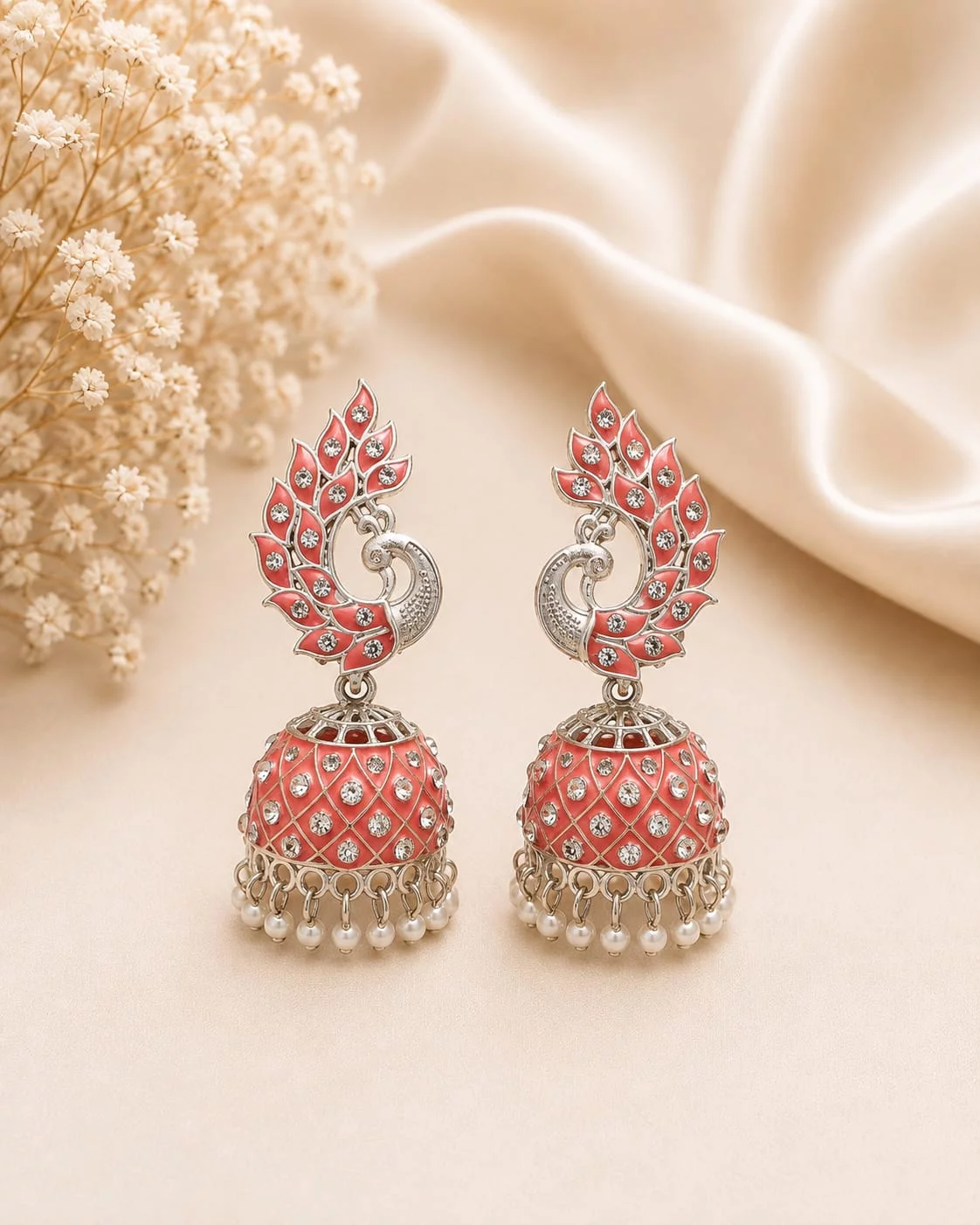 Meenakari Peacock Jhumka Kairavi Vijay Nagar, Indore, Madhya Pradesh 452010, India
