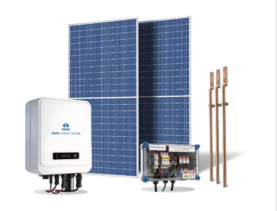 3.5 kW On Grid Tata Solar System
