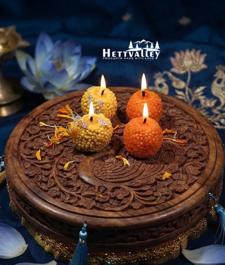 Ladoo Candle [Pack of 4]