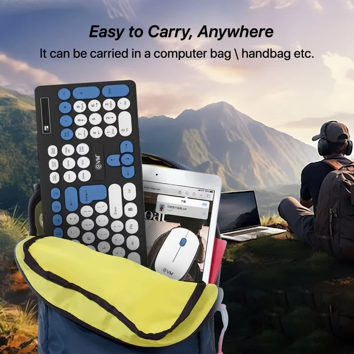 EVM WLKM-045 Wireless Keyboard Mouse Set