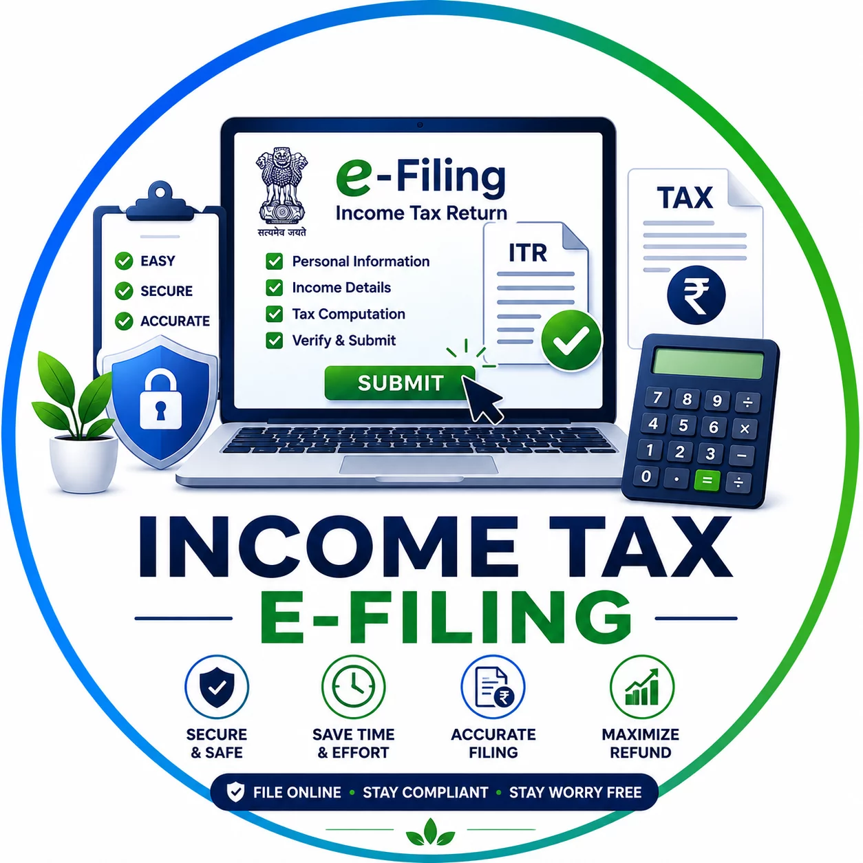 Income Tax e-Filing of Tax Returns