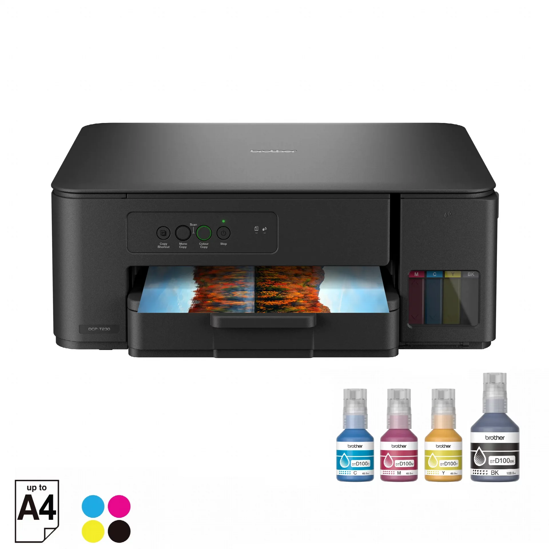 Brother DCP-T530DW Multifunction (Print Scan Copy) Ink Tank Printer