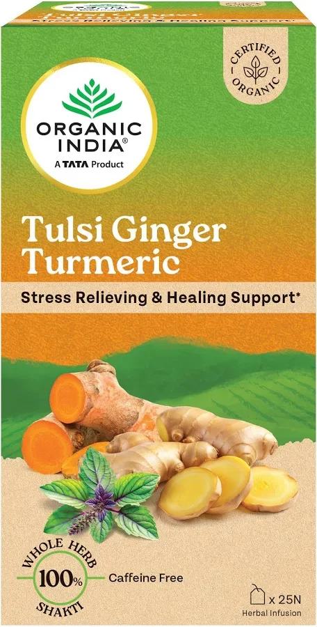 Organic India Tulsi Ginger Turmeric