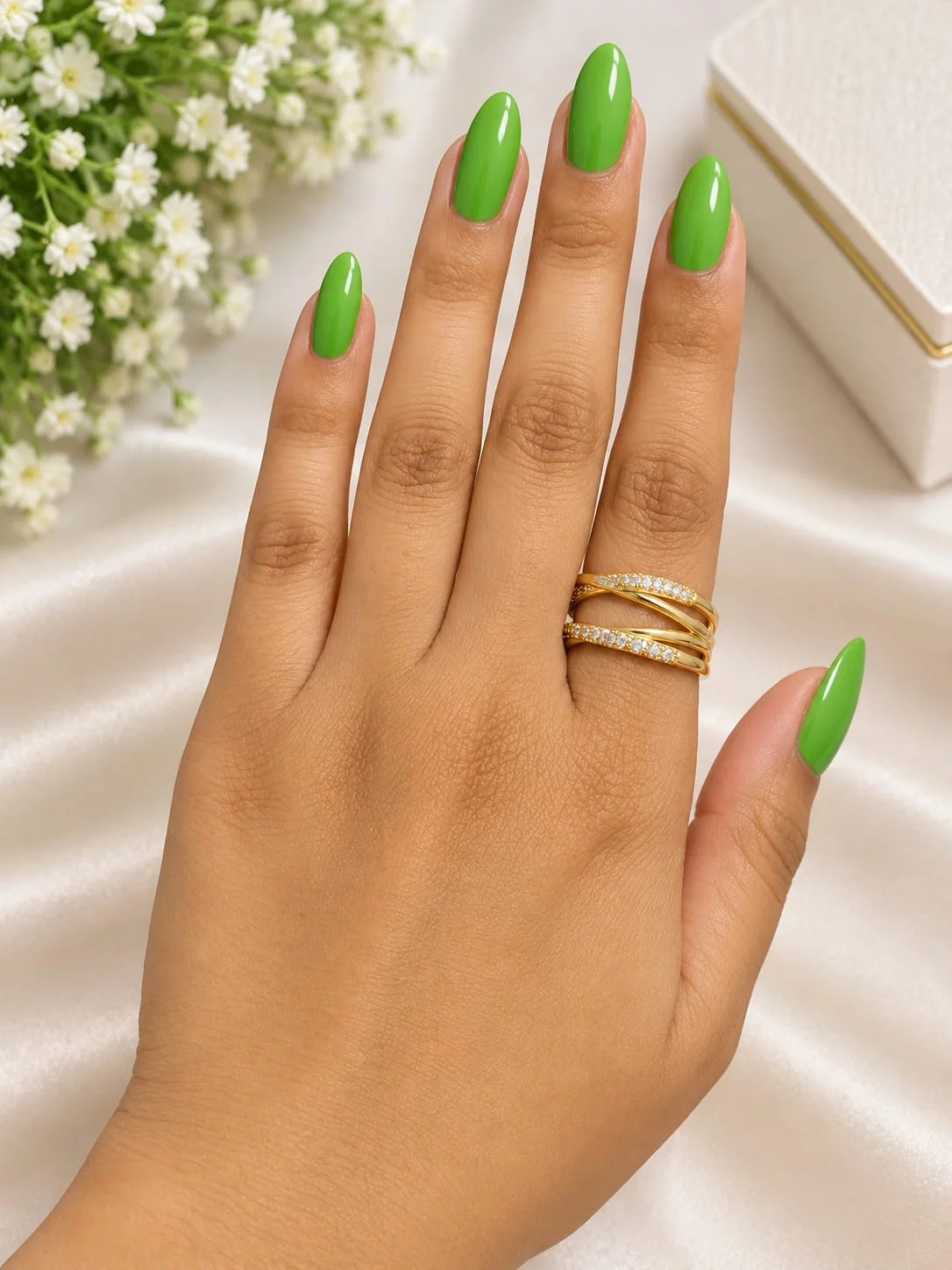 Double Layer Adjustable Cuff Ring
