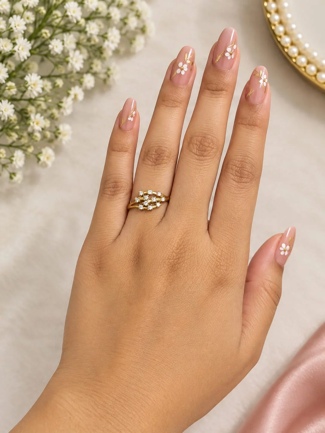 Diamond Cluster Ring