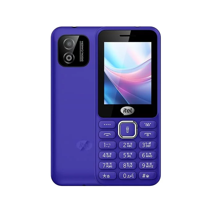 itel it5027 Slim Keypad Mobile | 2.4 inch Display| Type C Charging (Blue)