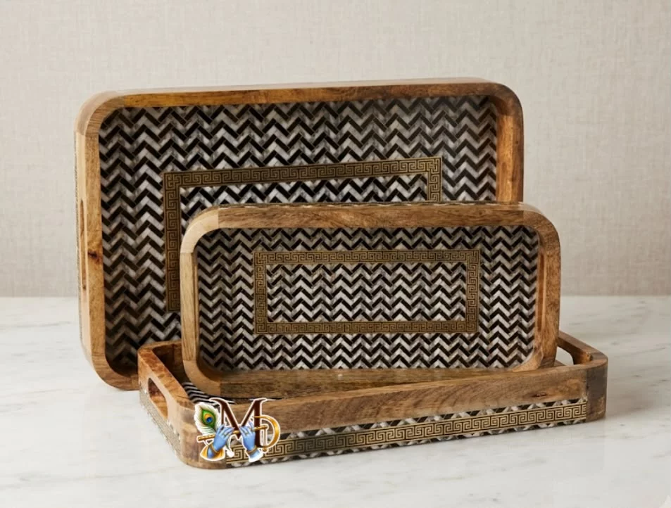 Set of 2 Heavy Trays