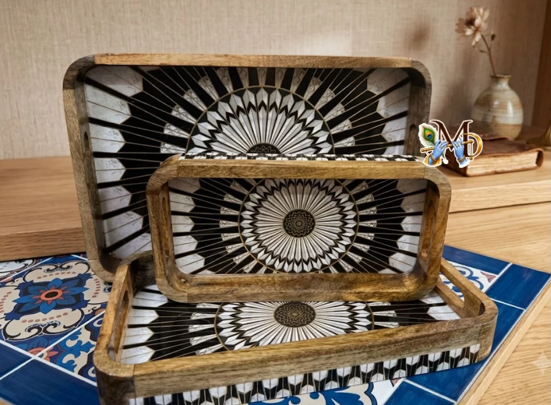 Set of 2 Heavy Trays