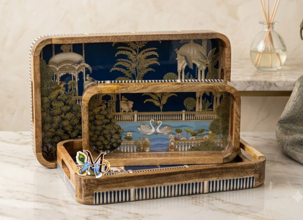Set of 2 Heavy Trays