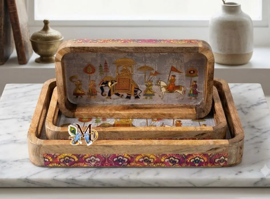 Set of 2 Heavy Trays