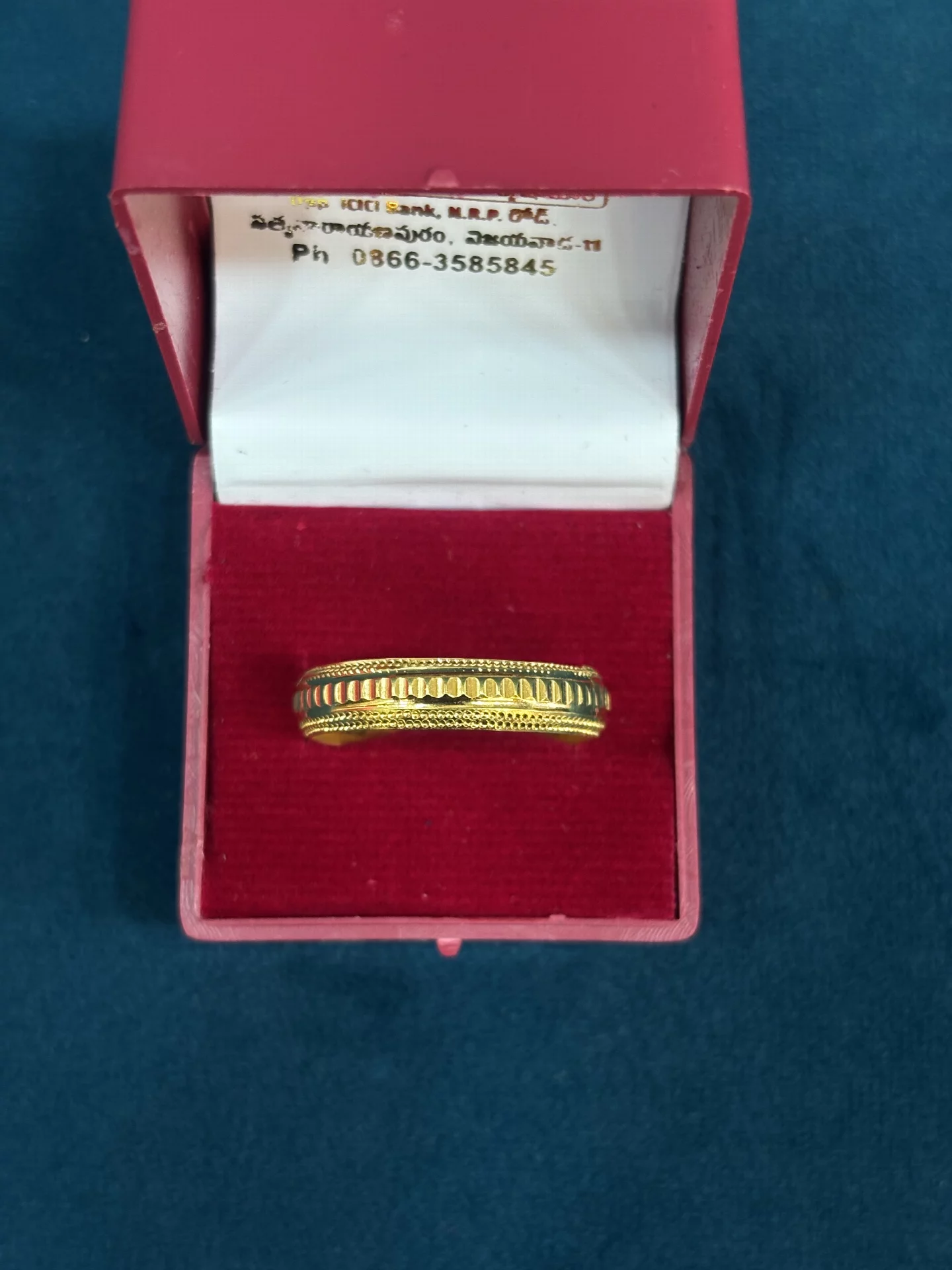 Light Weight Gents Ring Amrutha Jewellers 23-11-7, Nageswara Rao Pantulu Rd, Satyaranayana Puram, Vijayawada, Andhra Pradesh 520011, India