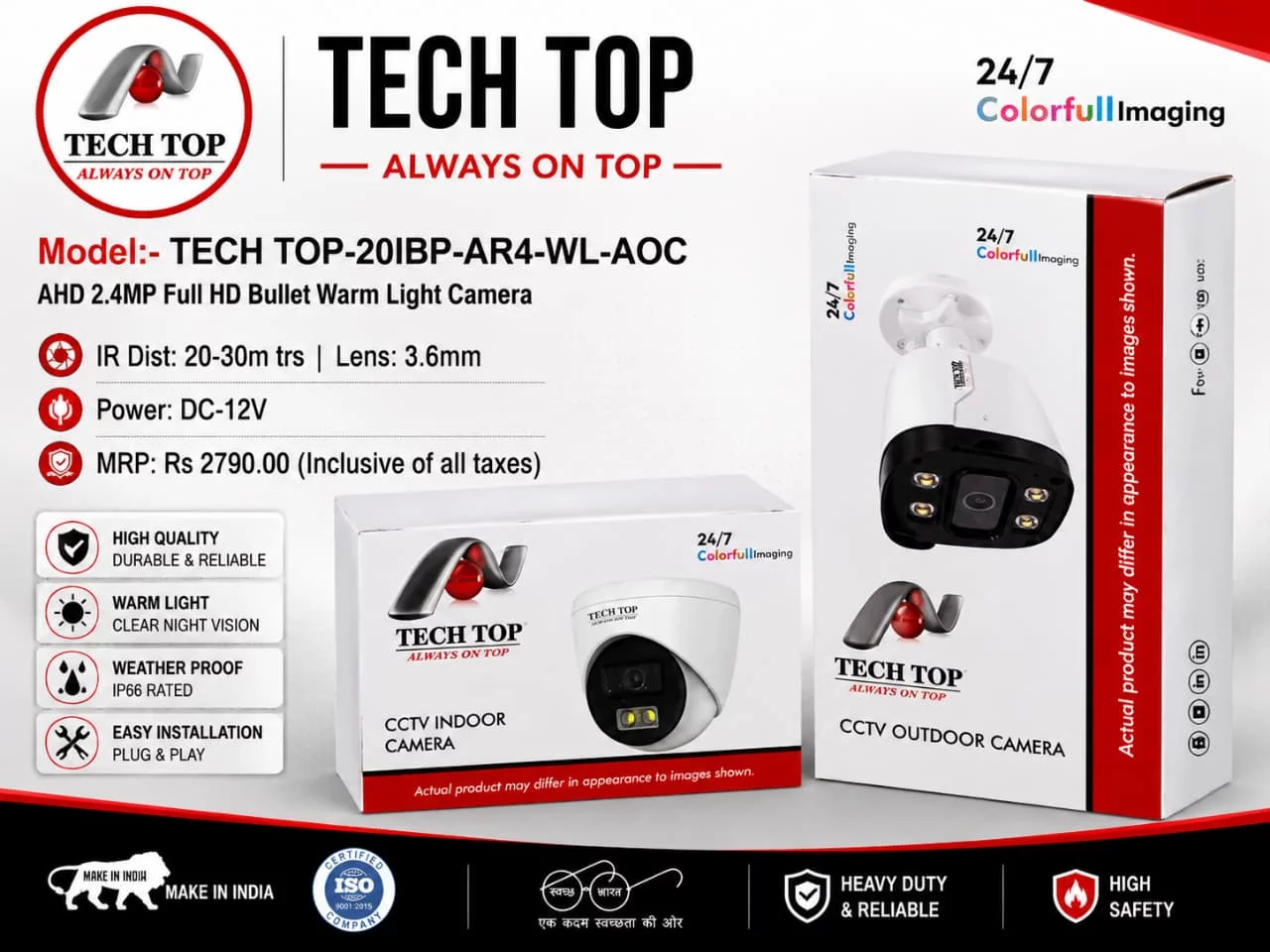 CCTV Indoor Camera (Tech Top)