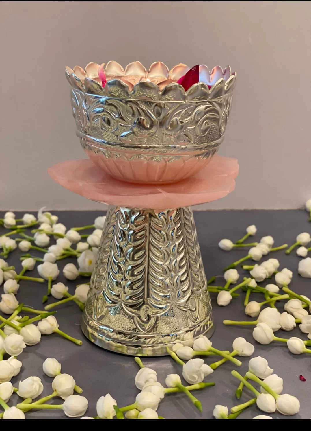 German Silver Decor Urli