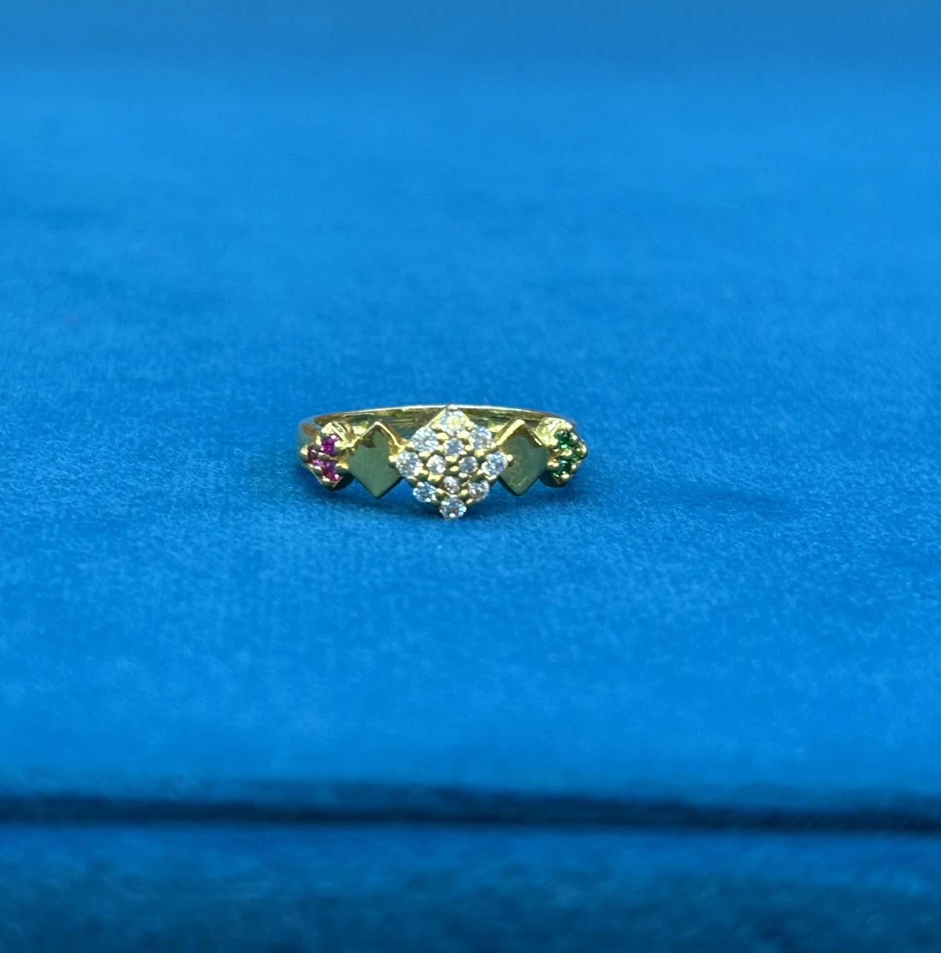 Gold Fancy Ring Amrutha Jewellers 23-11-7, Nageswara Rao Pantulu Rd, Satyaranayana Puram, Vijayawada, Andhra Pradesh 520011, India