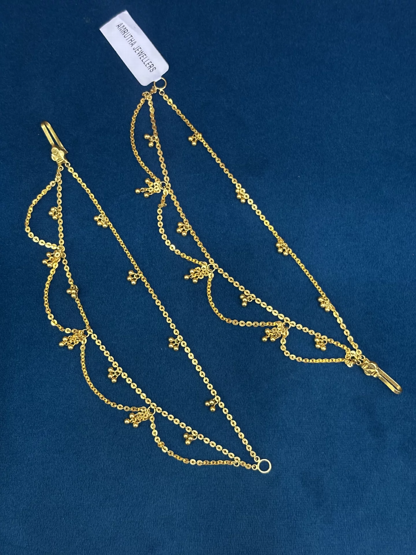 Gold Champaswaralu Amrutha Jewellers 23-11-7, Nageswara Rao Pantulu Rd, Satyaranayana Puram, Vijayawada, Andhra Pradesh 520011, India
