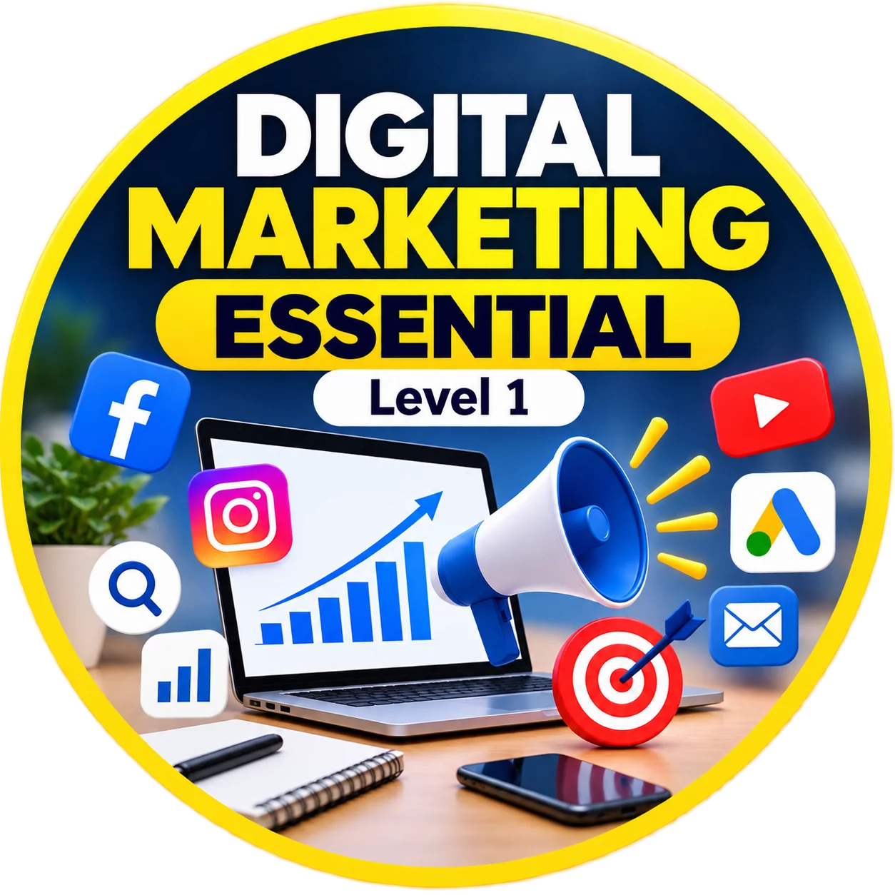 Digital Marketing Essential [L1] P L Academy 5/1, Heramba Das Lane, Kolkata, West Bengal-700009