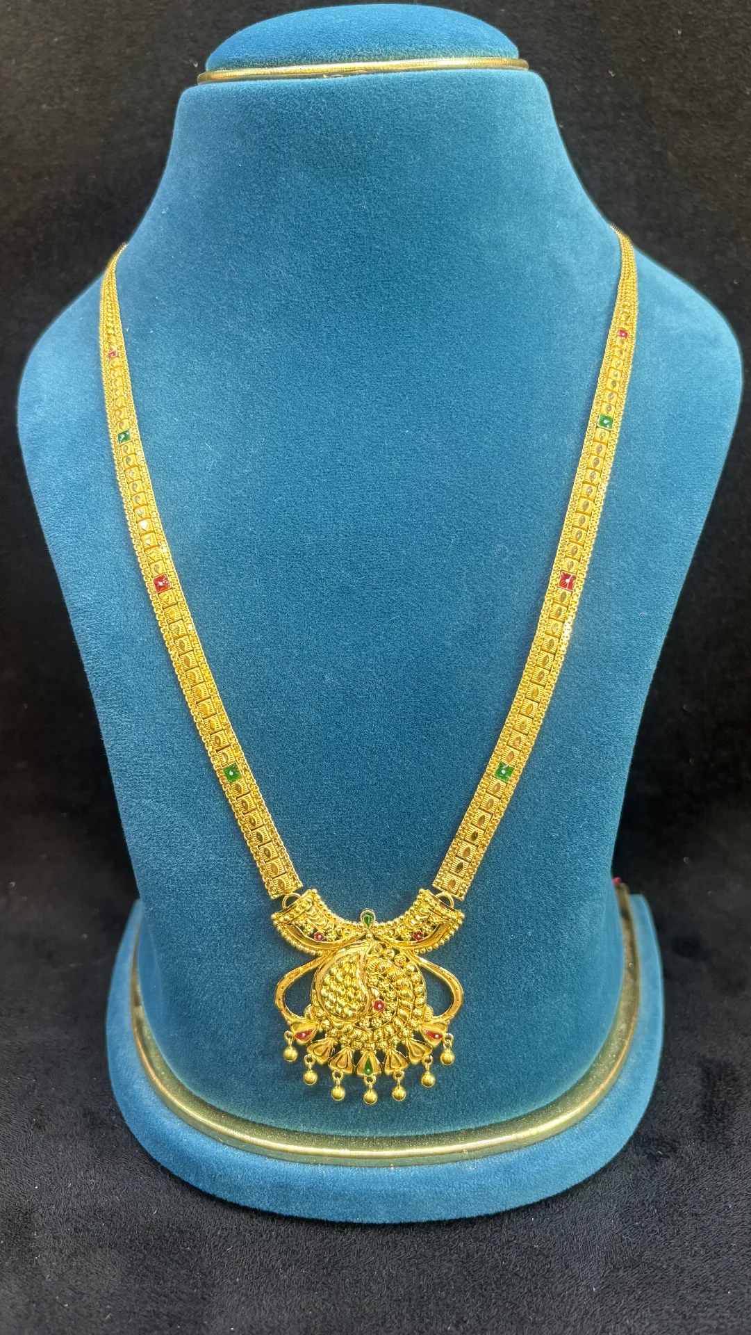 Gold Haram Amrutha Jewellers 23-11-7, Nageswara Rao Pantulu Rd, Satyaranayana Puram, Vijayawada, Andhra Pradesh 520011, India
