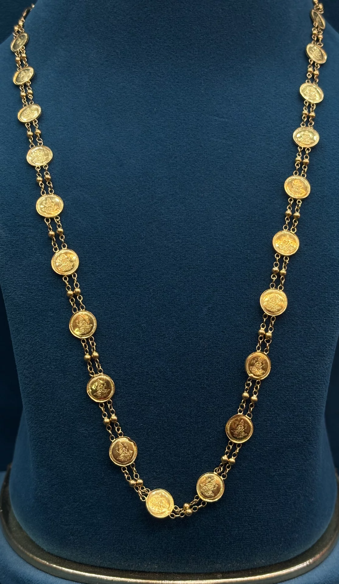 Gold haaram Amrutha Jewellers 23-11-7, Nageswara Rao Pantulu Rd, Satyaranayana Puram, Vijayawada, Andhra Pradesh 520011, India