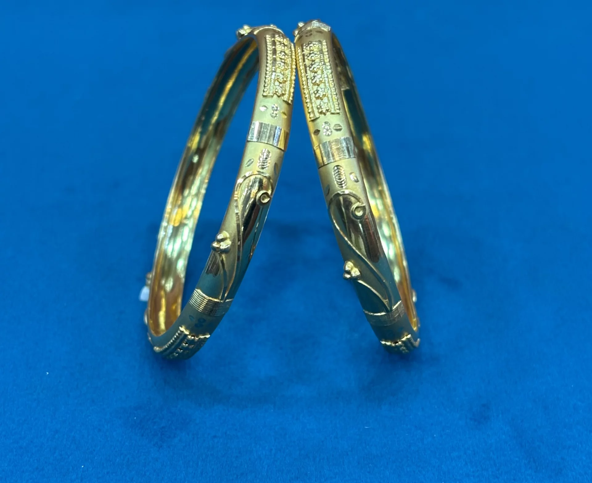 Gold Baby bangles Amrutha Jewellers 23-11-7, Nageswara Rao Pantulu Rd, Satyaranayana Puram, Vijayawada, Andhra Pradesh 520011, India