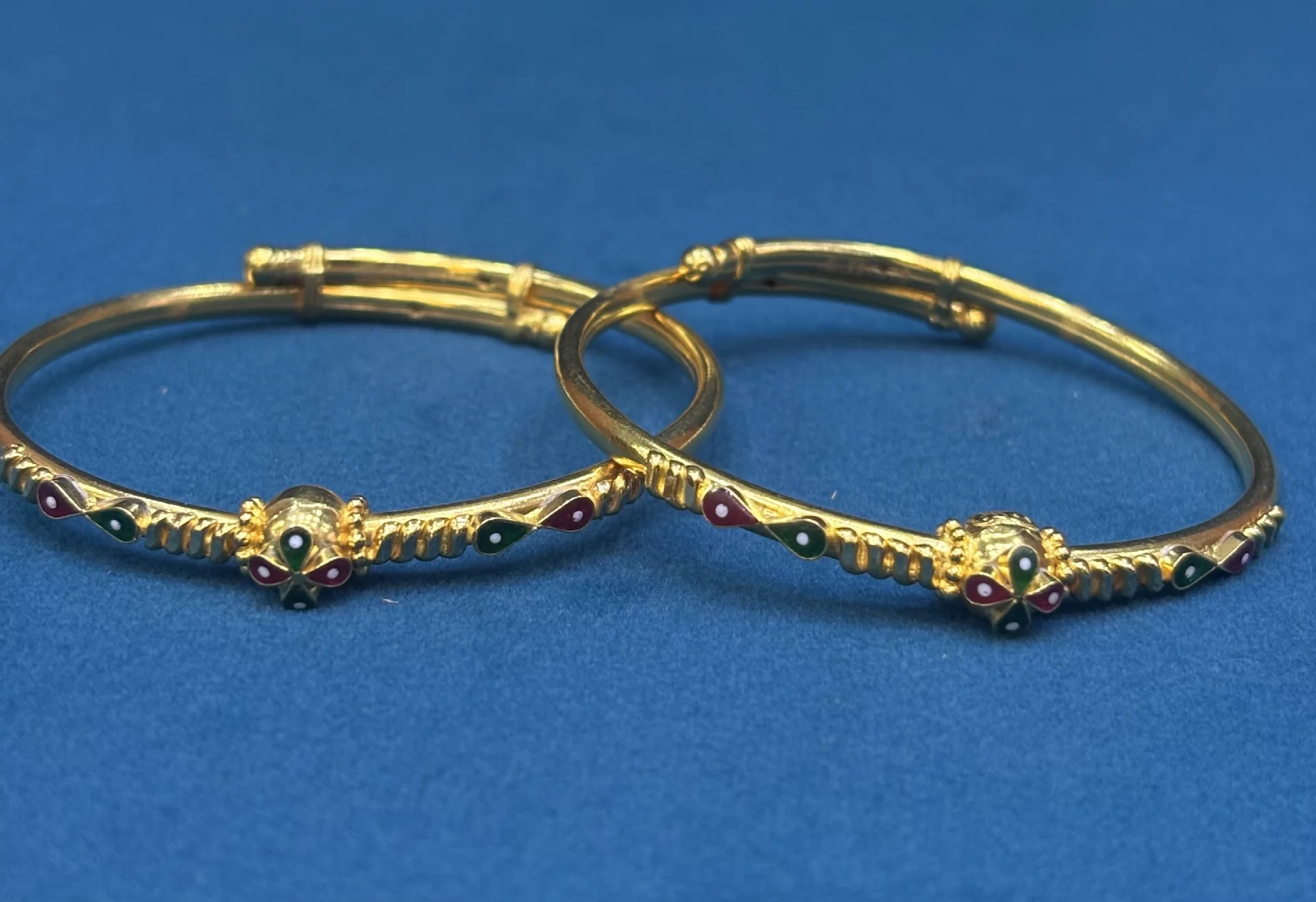 Gold Baby Bangles Amrutha Jewellers 23-11-7, Nageswara Rao Pantulu Rd, Satyaranayana Puram, Vijayawada, Andhra Pradesh 520011, India