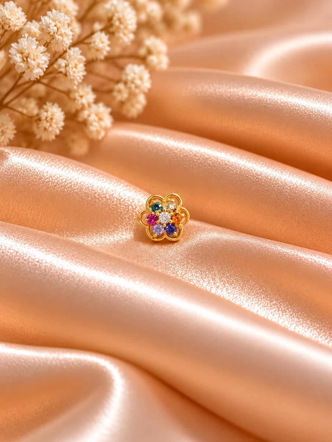 Multi colour Nose Pin