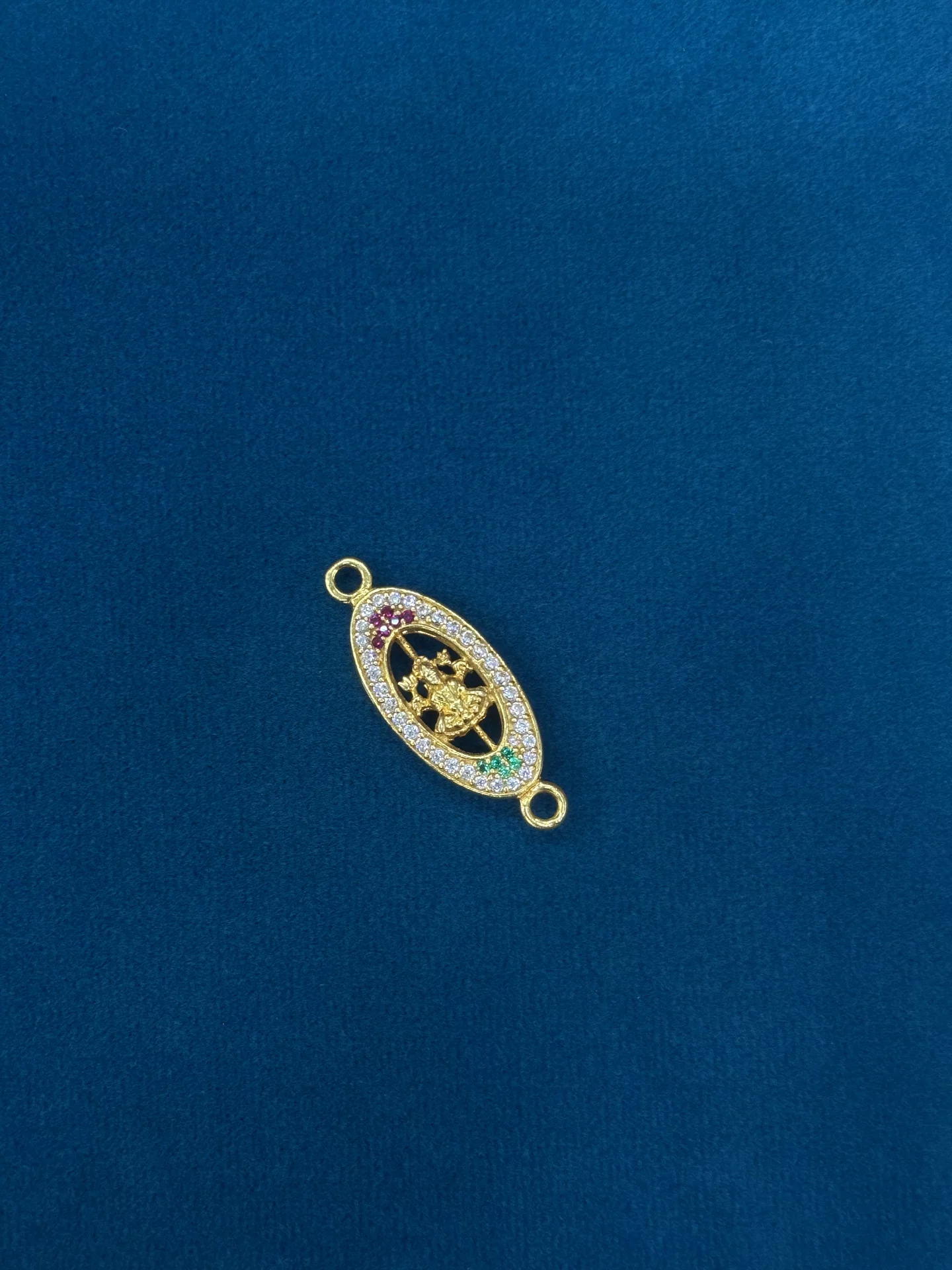 Gold Peacock Side Lockets