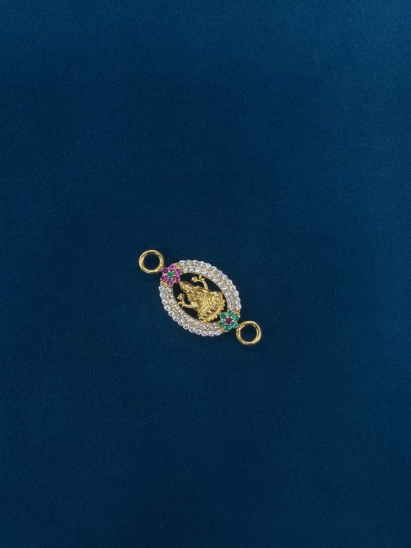 Gold Peacock Side Lockets