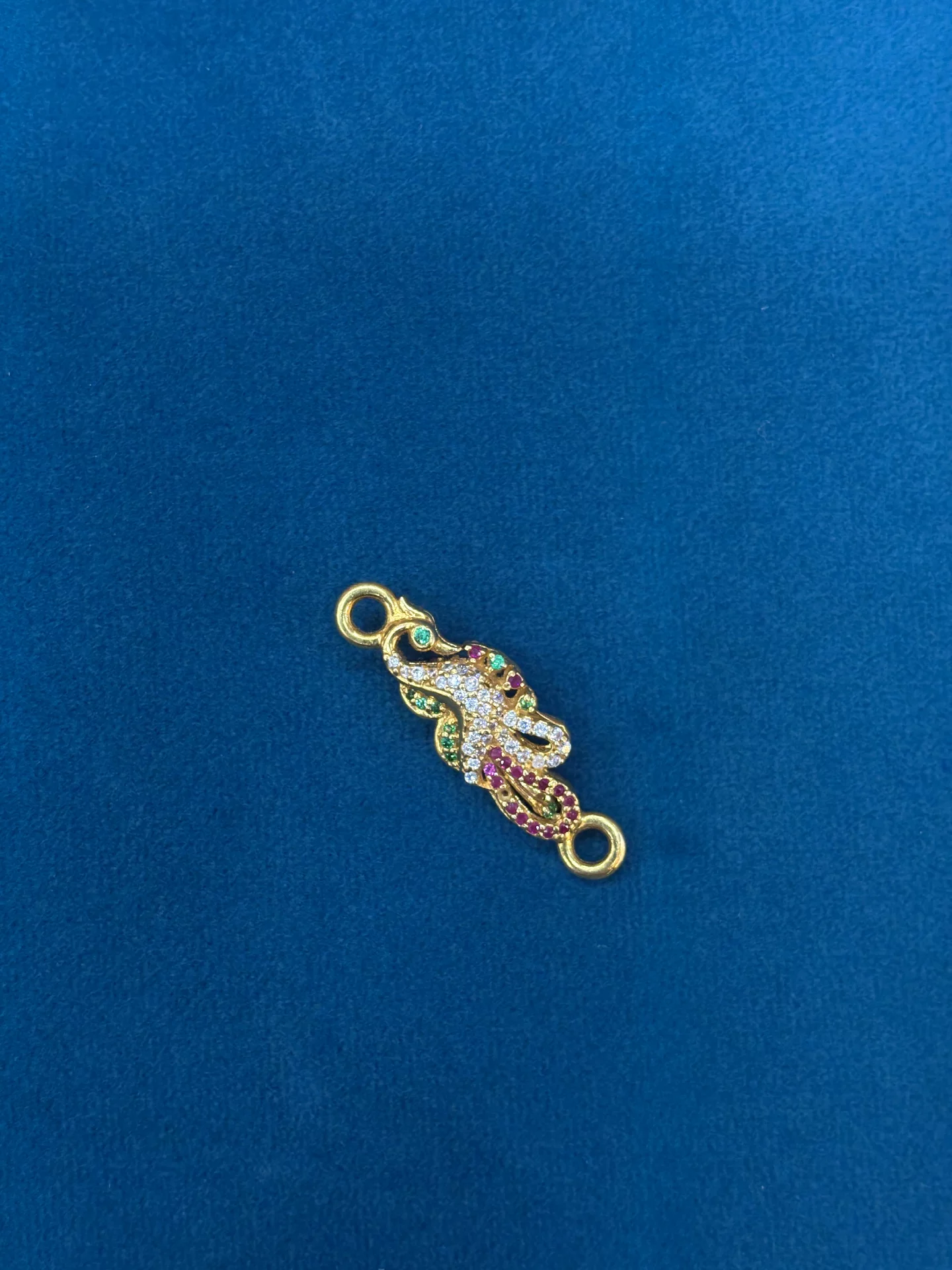 Gold Peacock Side Lockets