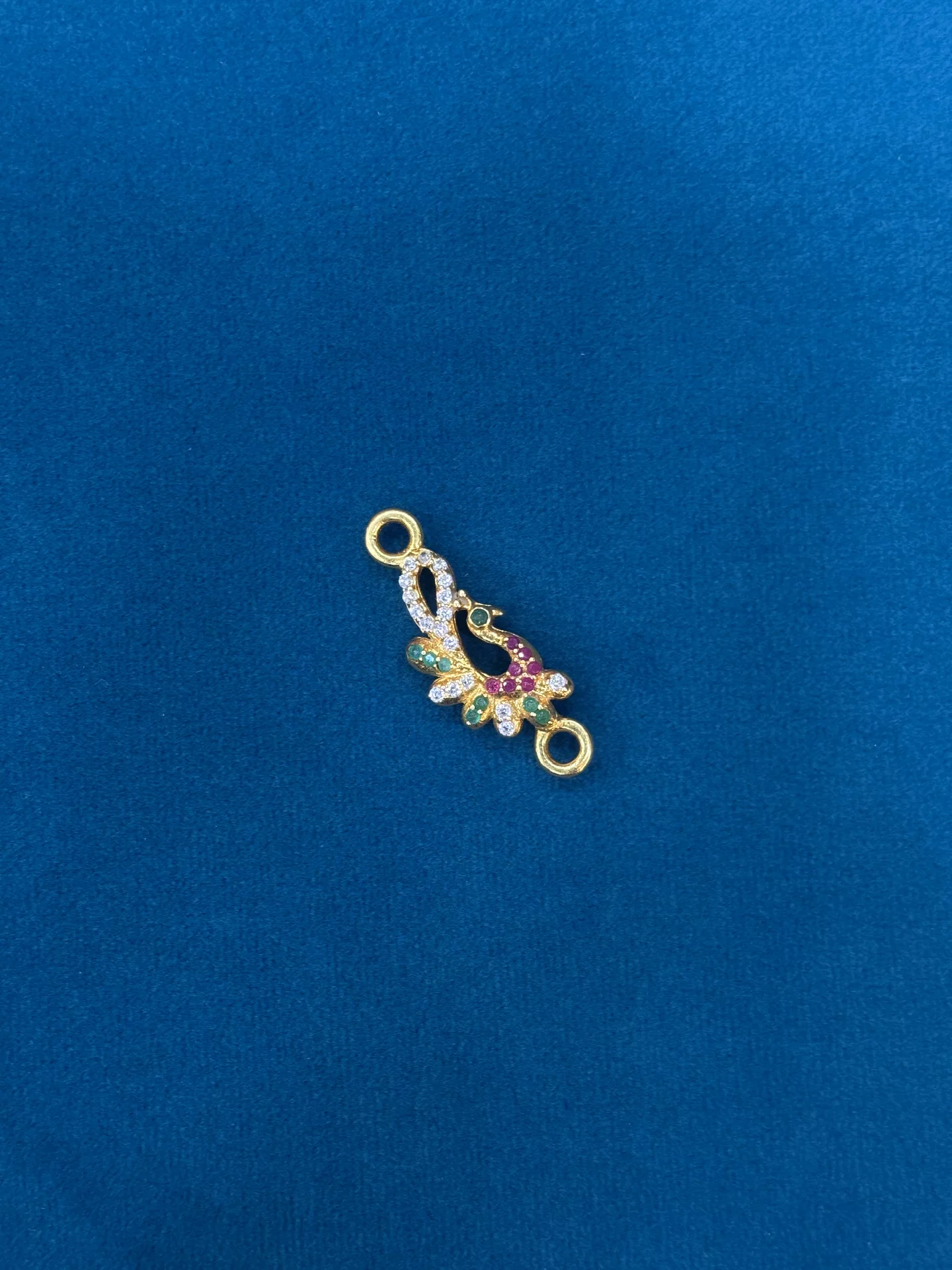 Gold Peacock Side Lockets