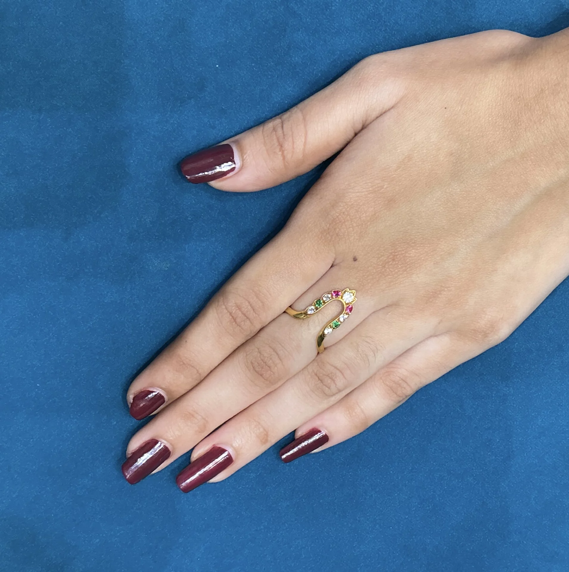 Gold Stones Kalyanapu Rings