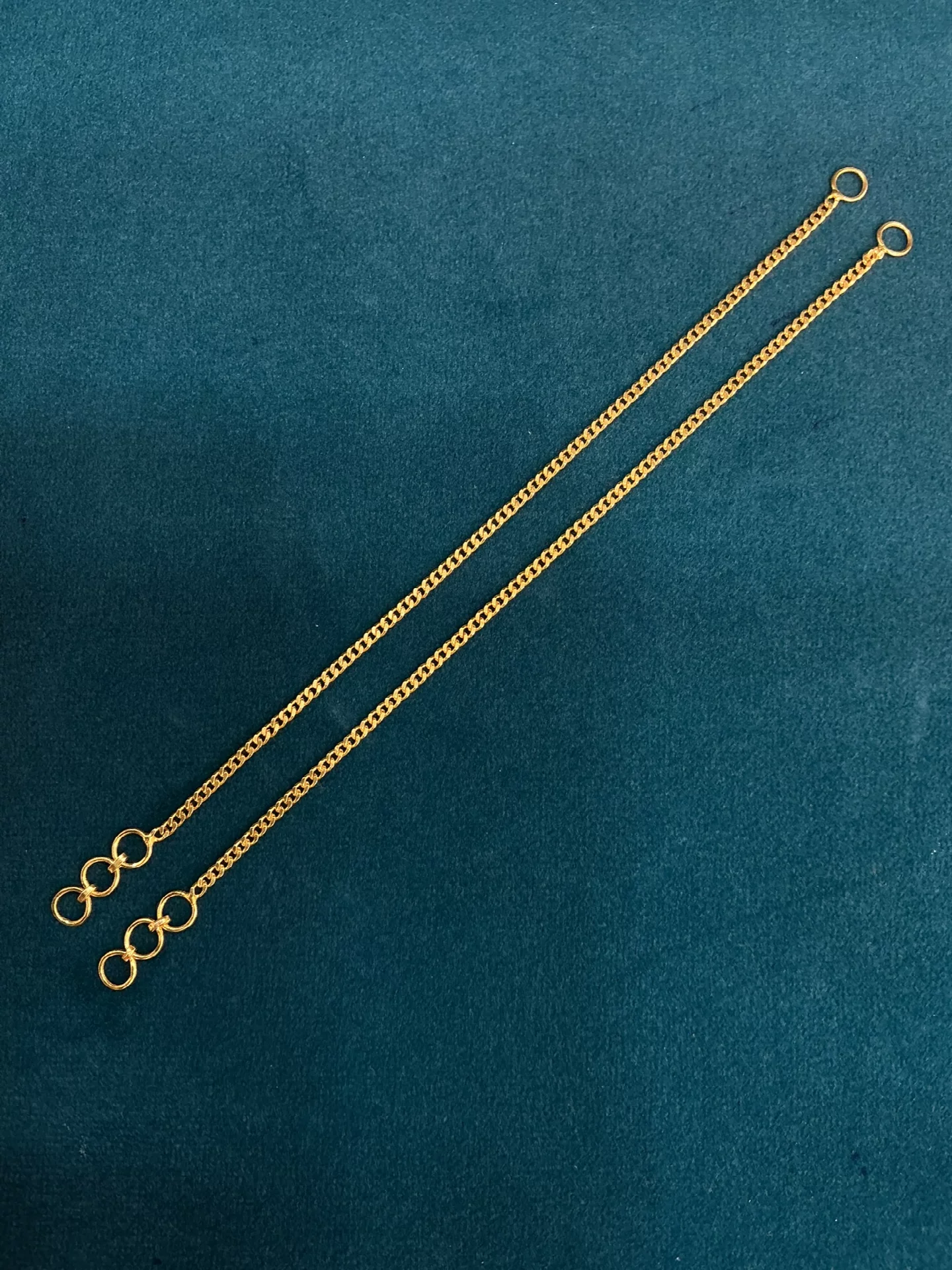 Gold Chuttu Matilu, Curb-Link Chain (3.25 g)