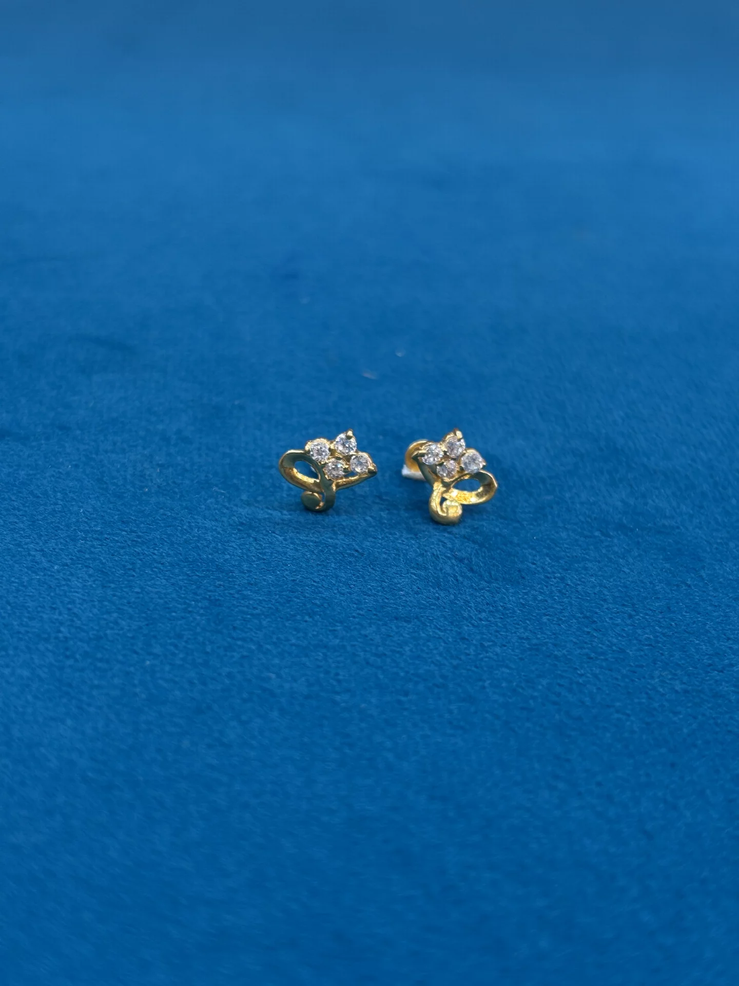 Gold Unique Studs