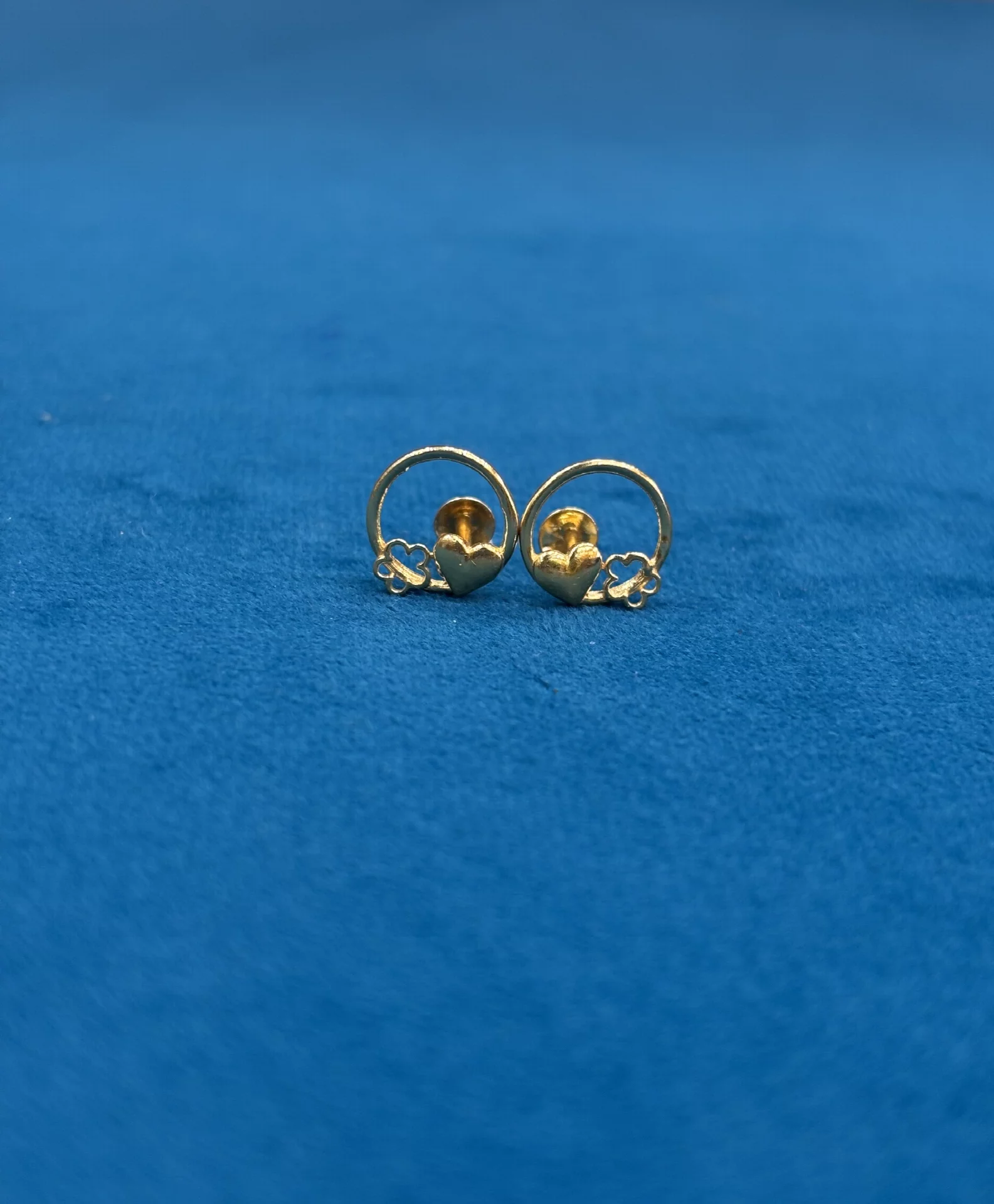 Gold Unique Studs