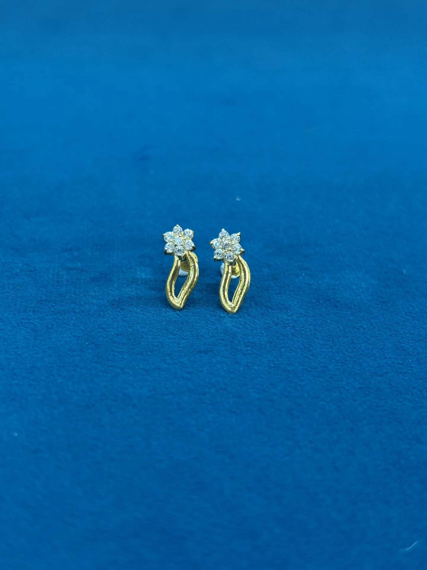 Gold Unique Studs