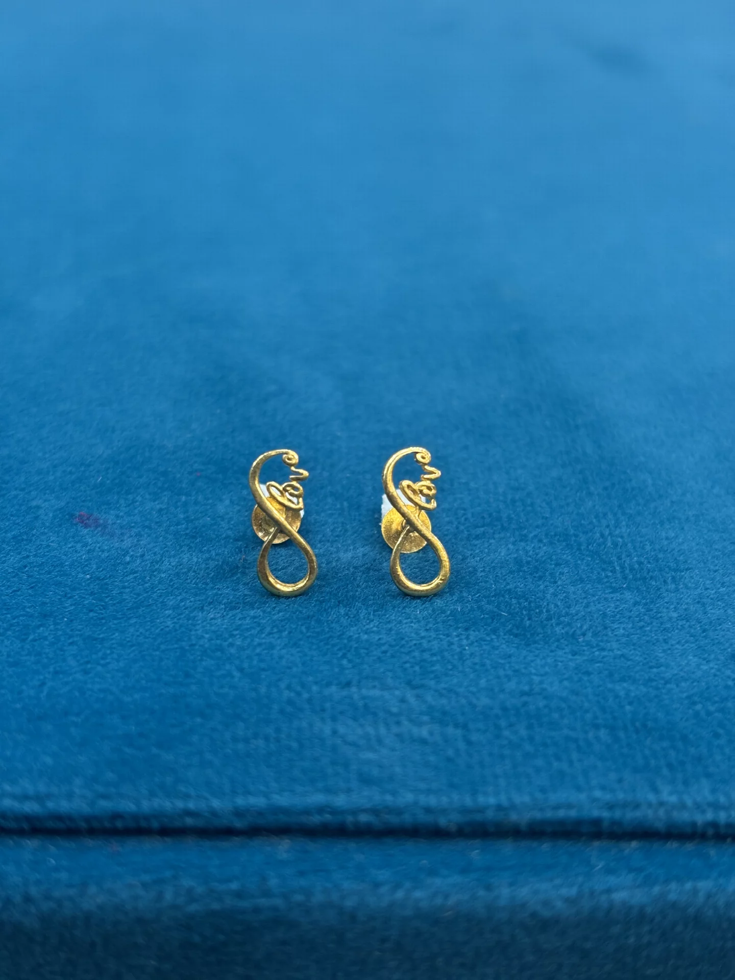 Gold Unique Studs