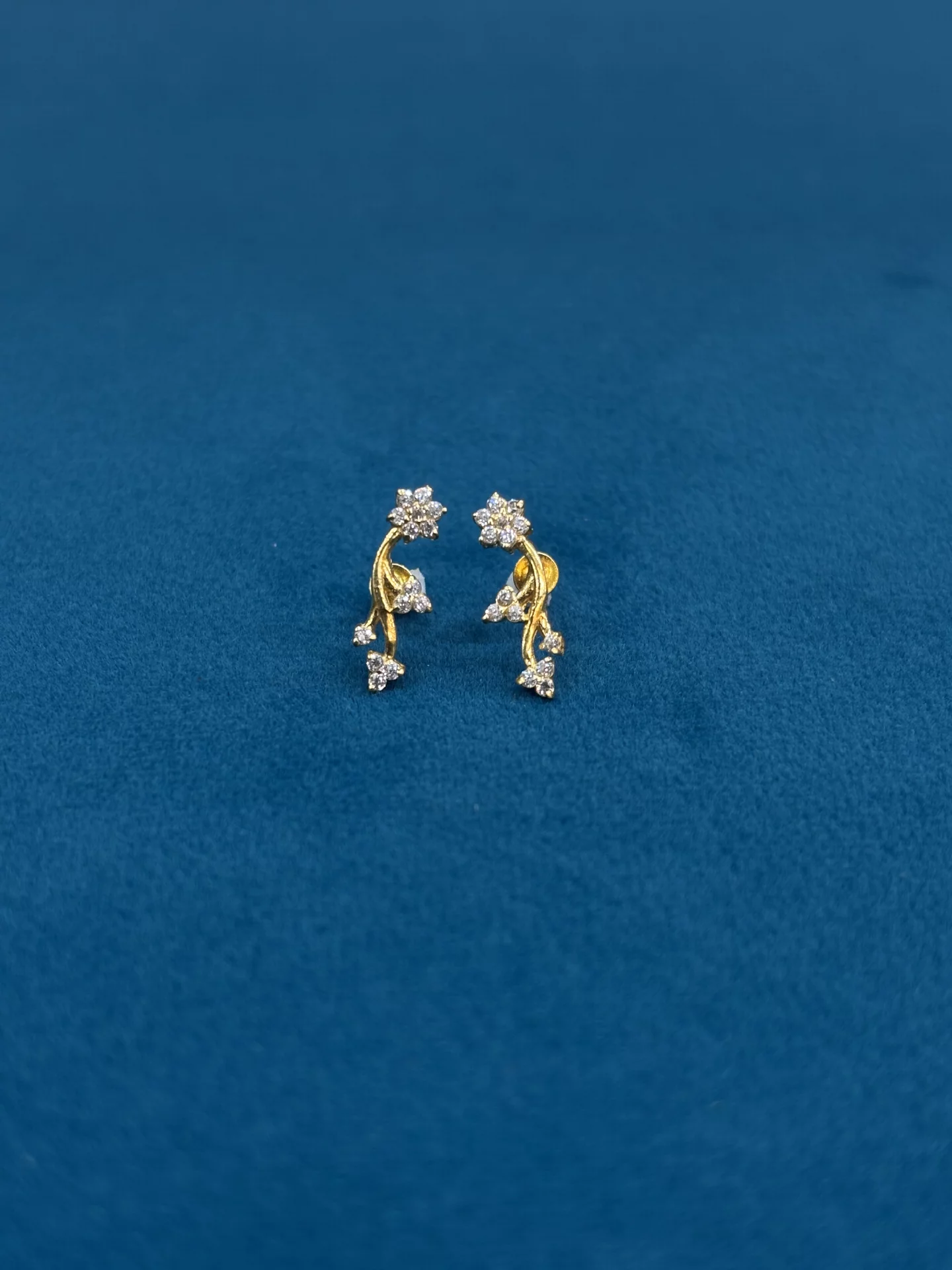 Gold Unique Studs