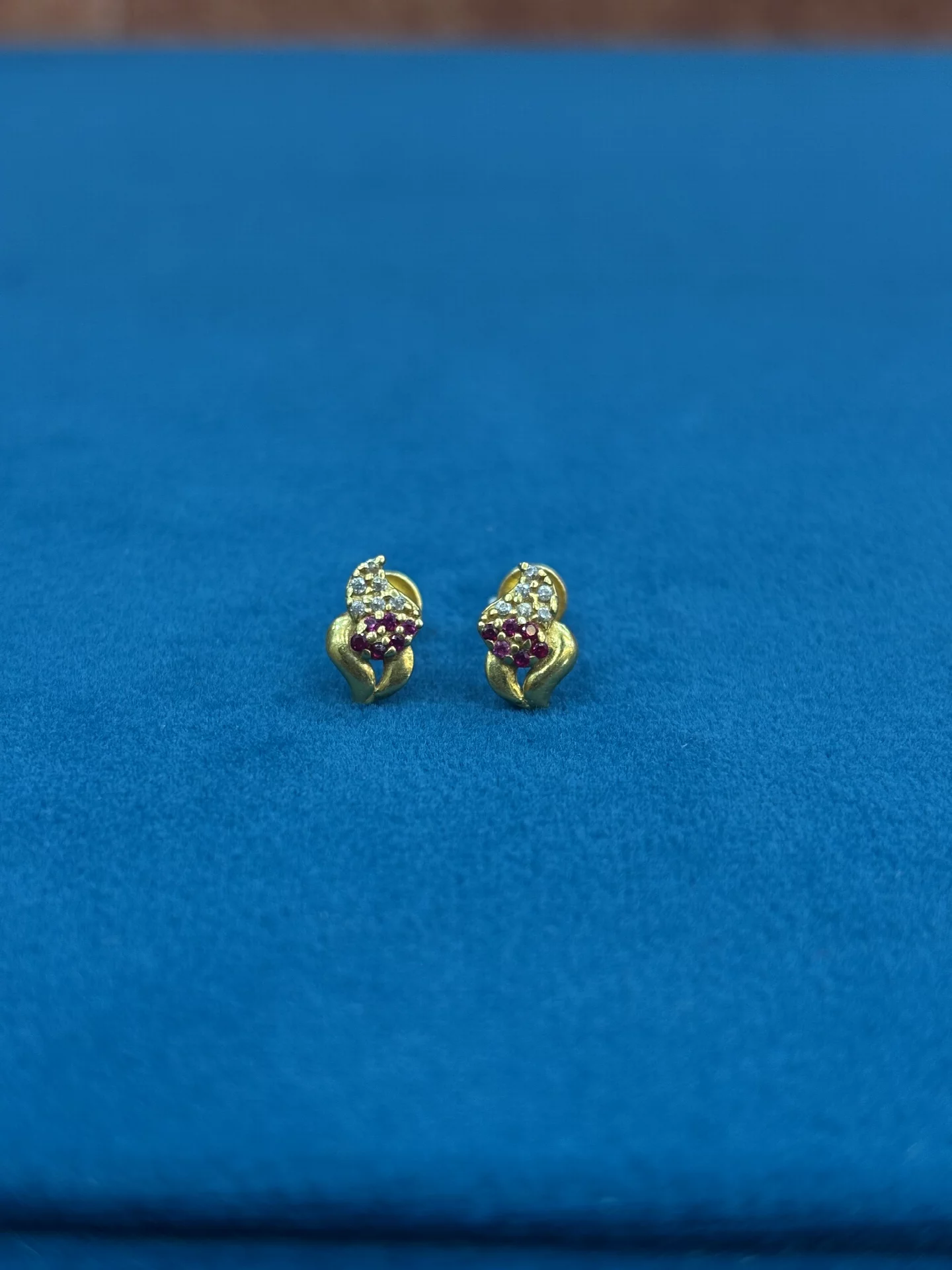 Gold Unique Studs