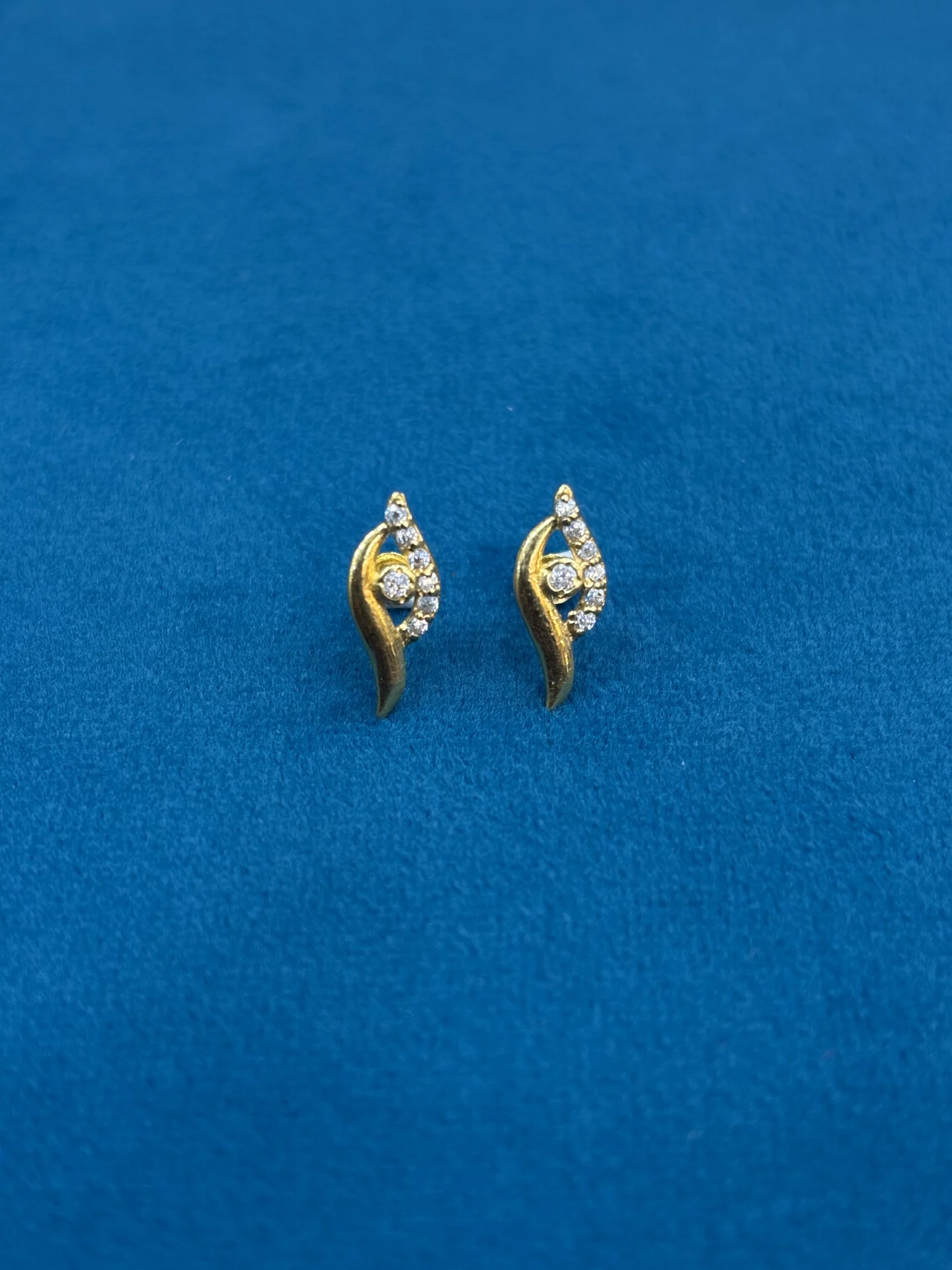 Gold Unique Studs