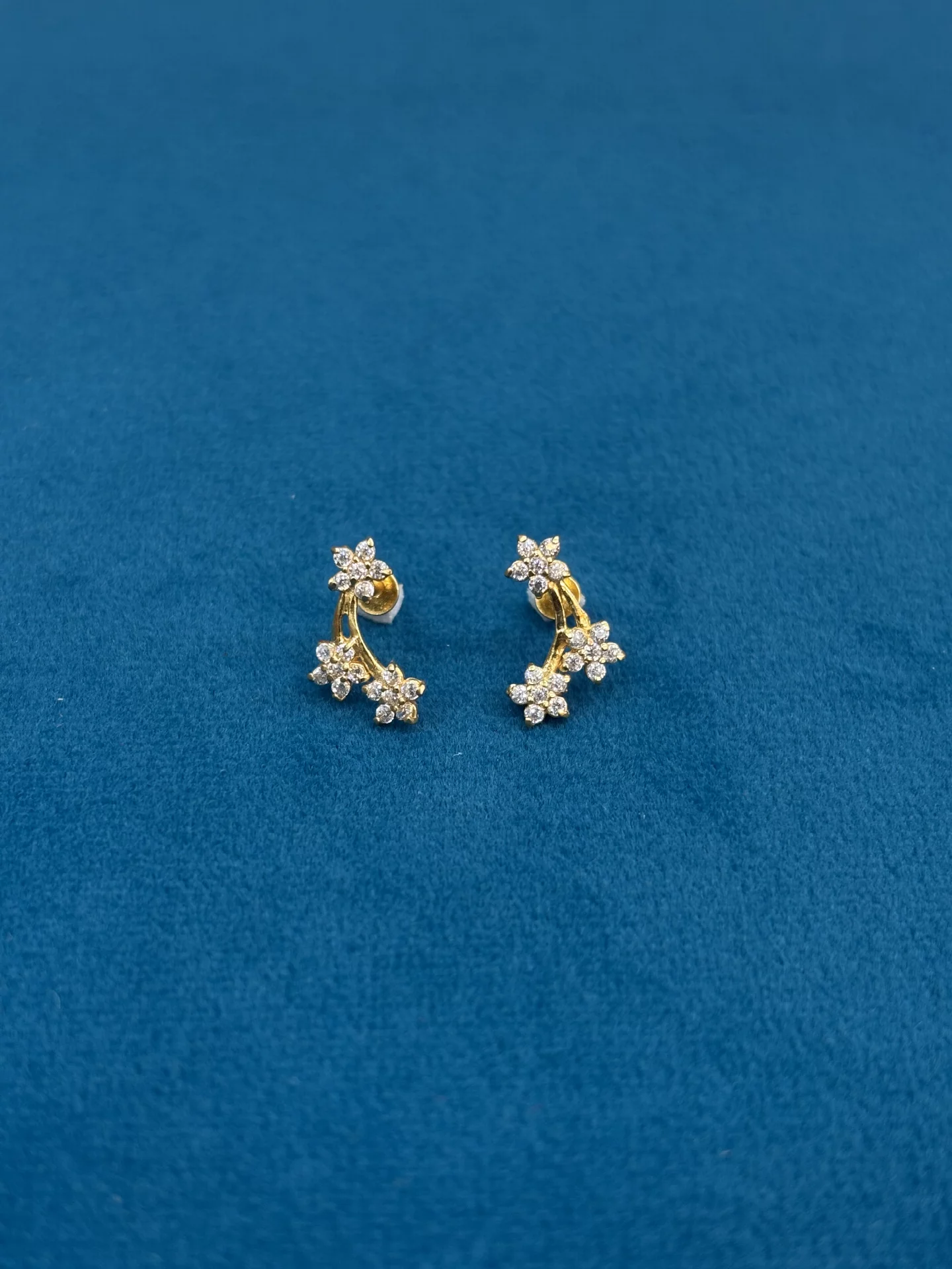 Gold Unique Studs