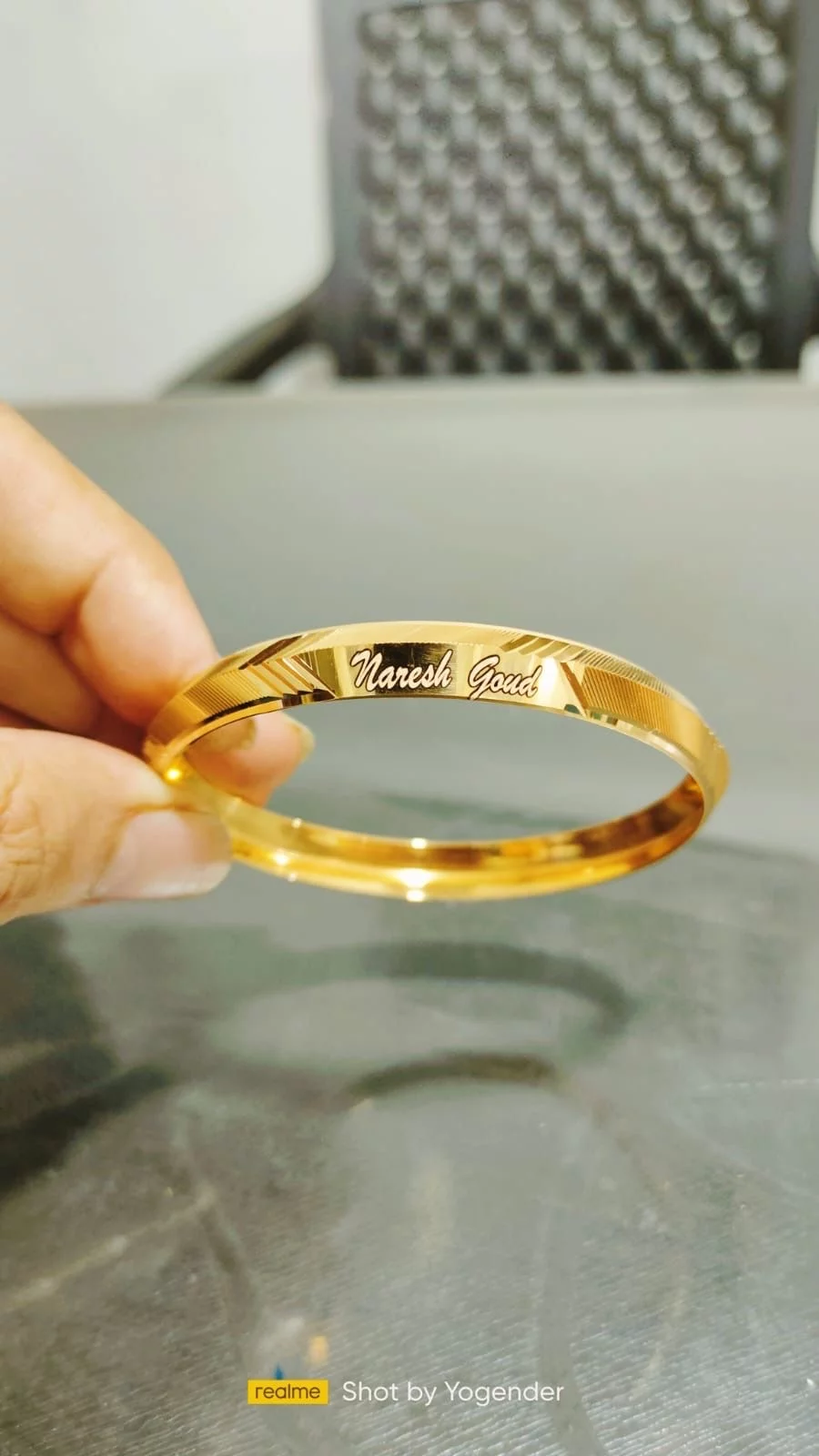 Gold Gents Kada