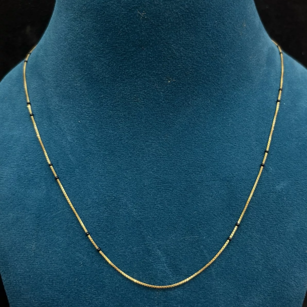 Plain Black Beads Chain
