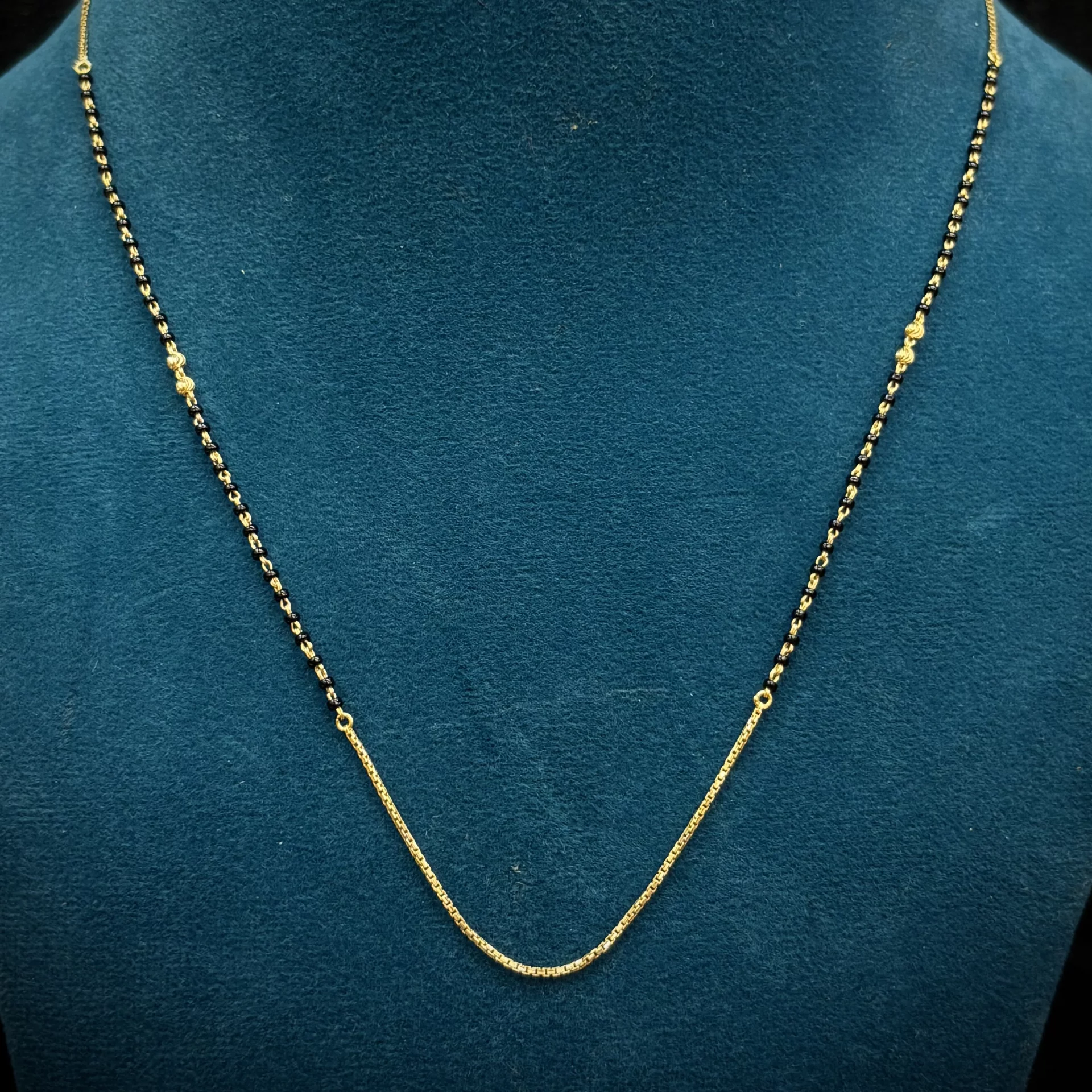 Gold Lightweight Nallapusalu Chain