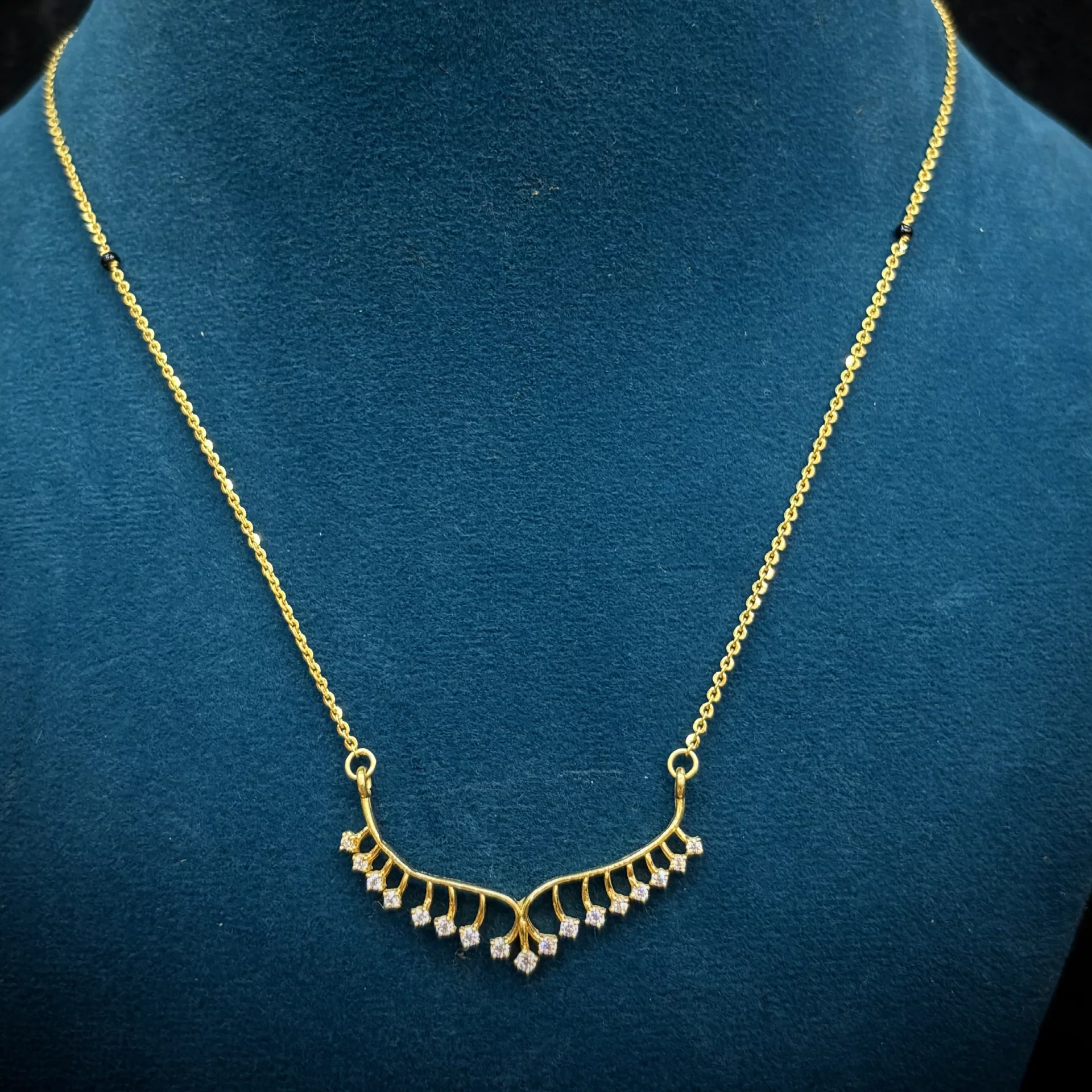 Gold Lightweight Nallapusalu Chain